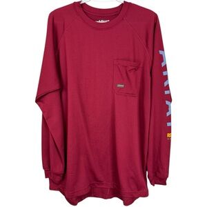 Ariat heat fighter long sleeve Rebar shirt L